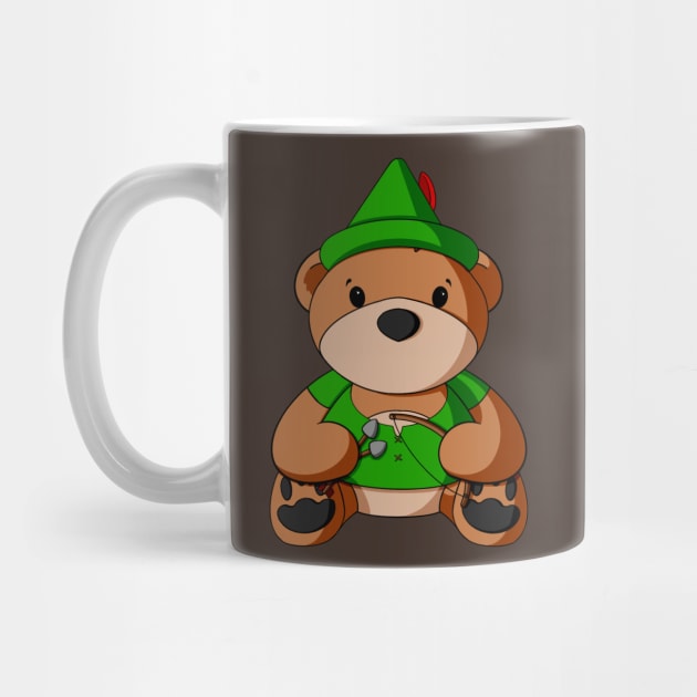 Robin Hood Teddy Bear by Alisha Ober Designs